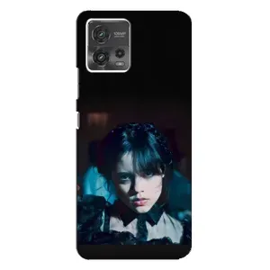 Чехлы с принтом Уэнсдей на Motorola MOTO G72 (Танец Уэнсдей)