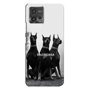 Чехол ДОБЕРМАН для Motorola MOTO G72 (Три добермана)