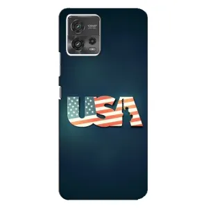 Чехол Флаг USA для Motorola MOTO G72 (USA)