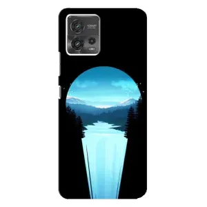 Літній Чохол на Motorola MOTO G72 (Синій Водоспад)