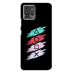 Чехол КИБЕРСПОРТ для Motorola MOTO G72 (Значки Sony)