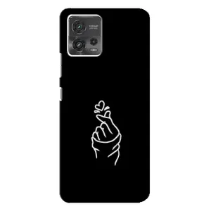 Чехлы (Знак сердечка) на Motorola MOTO G72 (Знак Сердечка)