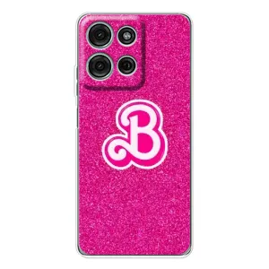Силиконовый Чехол Барби Фильм на Motorola Moto G75 (B-barbie)