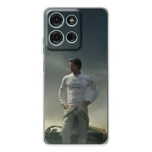 Чехол фильм Формула 1 для Motorola Moto G75 (Бред Питт)