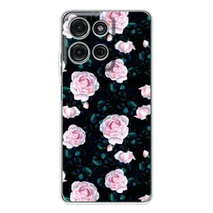 Чехлы с принтом Розочки для Motorola Moto G75 (Чайные розы)