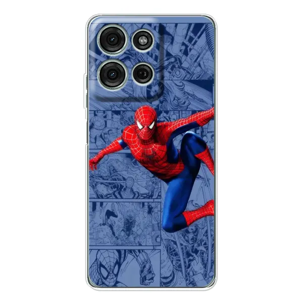Чехол с рисунком «Человек Паук» для Motorola Moto G75