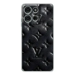 Текстурный Чехол Louis Vuitton для Мото Джи 75 (Черный ЛВ)