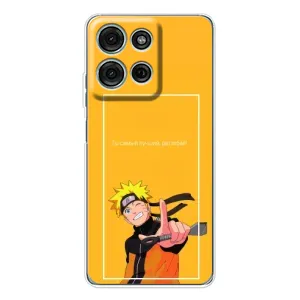 Чохли з принтом НАРУТО на Motorola Moto G75 (Даттебайо)