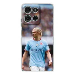 Чехлы с принтом для Motorola Moto G75 Футболист (Эрлинг Холанд)