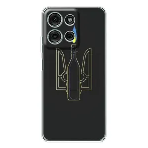 Чехол с картинкой (Патриотический ГЕРБ) на Motorola Moto G75 (Герб - Молотова)