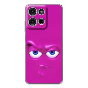 Силиконовые Чехлы (смешные стикеры) для Motorola Moto G75 (Хитрая мордочка)