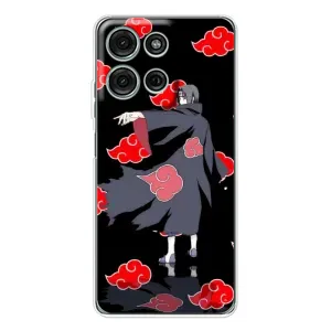 Чехлы с картинкой Итачи Учиха на Motorola Moto G75 (Итачи в плаще)