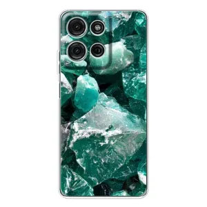 Чехол (Дорого -богато) на Motorola Moto G75 (Изумруд)