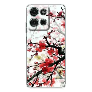 Чехол с принтом САКУРЫ на Motorola Moto G75 (Красивая Сакура)