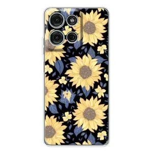 Чехлы с тематикой "ЦВЕТЫ" на Motorola Moto G75 (красивые цветы)