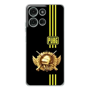 Чехол (TPU) с картинкой "Лого Пабг" на Мото Джи 75 (Лого PUPG)