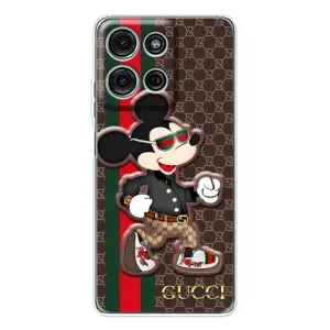Чехлы Бренд GUCCI для Motorola Moto G75 (Маус Гуччи)