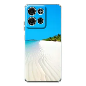 Літній Чохол на Motorola Moto G75 (Море пісок)