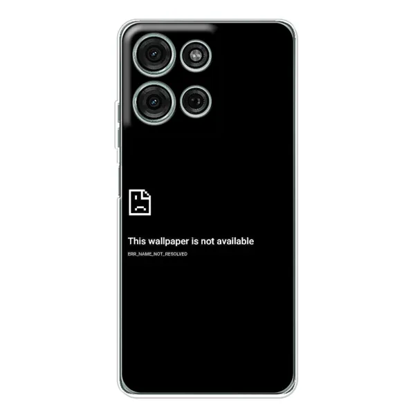 Чехол с рисунком «Ошибка» для Motorola Moto G75 Чехол с рисунком «Ошибка» для Motorola Moto G75