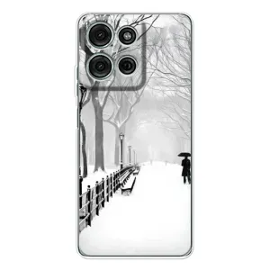 Чехлы на Новый Год Motorola Moto G75 (Снегом замело)