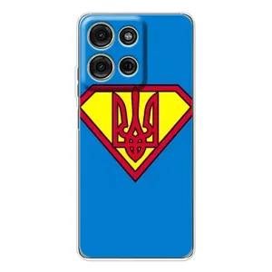 Чехол с картинкой (Патриотический ГЕРБ) на Motorola Moto G75 (Super - Герб)