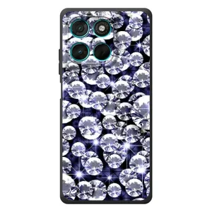 Чехол (Дорого -богато) на Motorola Moto G77 (Бриллианты)