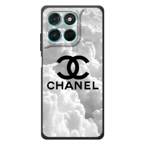 Чехол с Брендами одежды на Мото Джи77 (CHANEL)