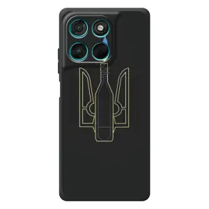 Чехол с картинкой (Патриотический ГЕРБ) на Motorola Moto G77 (Герб - Молотова)