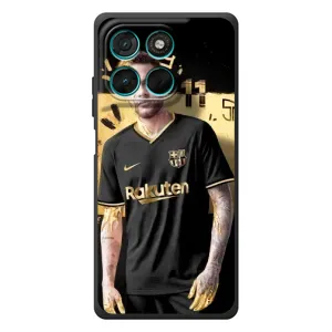 Силиконовый Чехол Motorola Moto G77 (Gold Neymar)