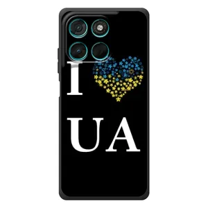 Силиконовый Чехол на Motorola Moto G77 (Я-Украина) (I Love UA)