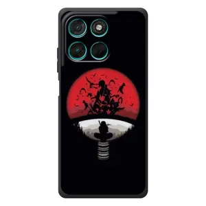 Чехлы с картинкой Итачи Учиха на Motorola Moto G77 (Итачи на черном)