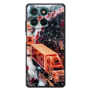 Чехлы на Новый Год Motorola Moto G77 (Кока Кола)