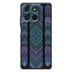 Силиконовый Чехол на Motorola Moto G77 (Крутой орнамент)