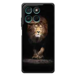 Чехол с картинкой на Motorola Moto G77 (Красивый Лев)