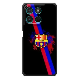 Чехол для Motorola Moto G77 (Барселона) (Лого Барсы)