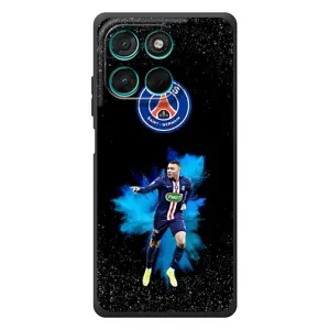 Чехол (TPU) с Футболистом на Motorola Moto G77 (Мбаппе ПСЖ)