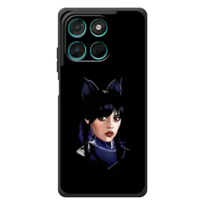 Чехлы с принтом Уэнсдей на Motorola Moto G77 (Милая Уэнсдей)
