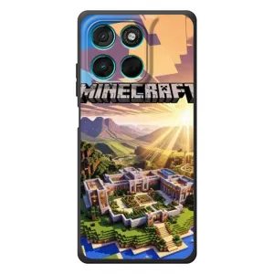 Чехол майнкрафт для Motorola Moto G77 (MINECRAFT)