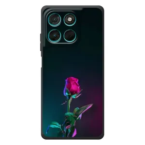 Чехлы с принтом Розочки для Motorola Moto G77 (Ночная роза)