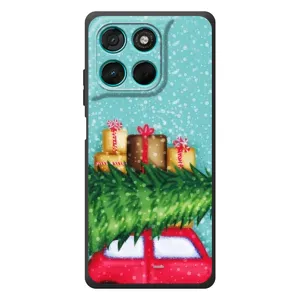 Чехол Новогодняя Елка на Motorola Moto G77 (Новогодние подарки)