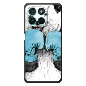 Чехлы с Пандами на Motorola Moto G77 (Панда боксер)