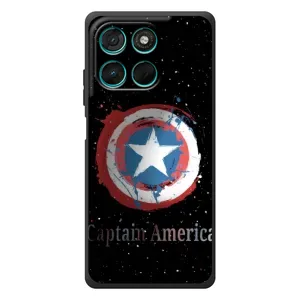 Чохол с Щітом Капітана Америки на Motorola Moto G77 (Щит Капітана)