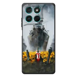 Чехлы для Motorola Moto G77 (Home - Украина) (Смелость)