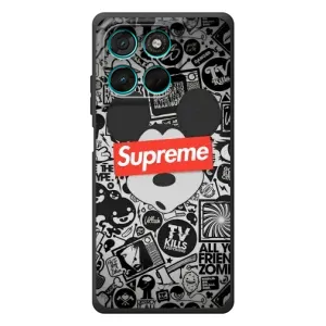 Чехол с Брендами одежды на Мото Джи77 (Supreme Маус)