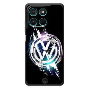 Чехол "Фольксваген" для Motorola Moto G77 (Volkswagen на черном)