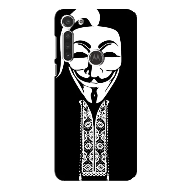 Чехол с рисунком «Анонимус» для Motorola MOTO G8 Чехол с рисунком «Анонимус» для Motorola MOTO G8