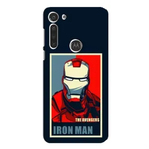 Чехол Супергерой Железный человек на Motorola MOTO G8 (Art Iron man)