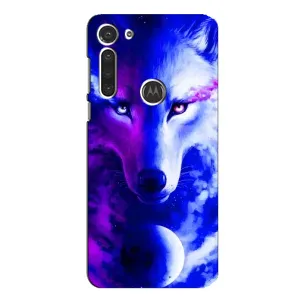 Чехол с Волком на Motorola MOTO G8 (Арт-Волк)