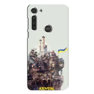 Чехлы на военную тематику для Motorola MOTO G8 (Азовсталь)