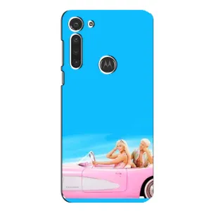 Силіконовый Чохол Барбі фільм на Motorola MOTO G8 (Барбі і Кен)